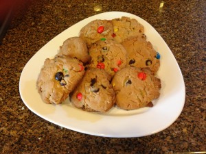 Gluten Free Monster Cookies